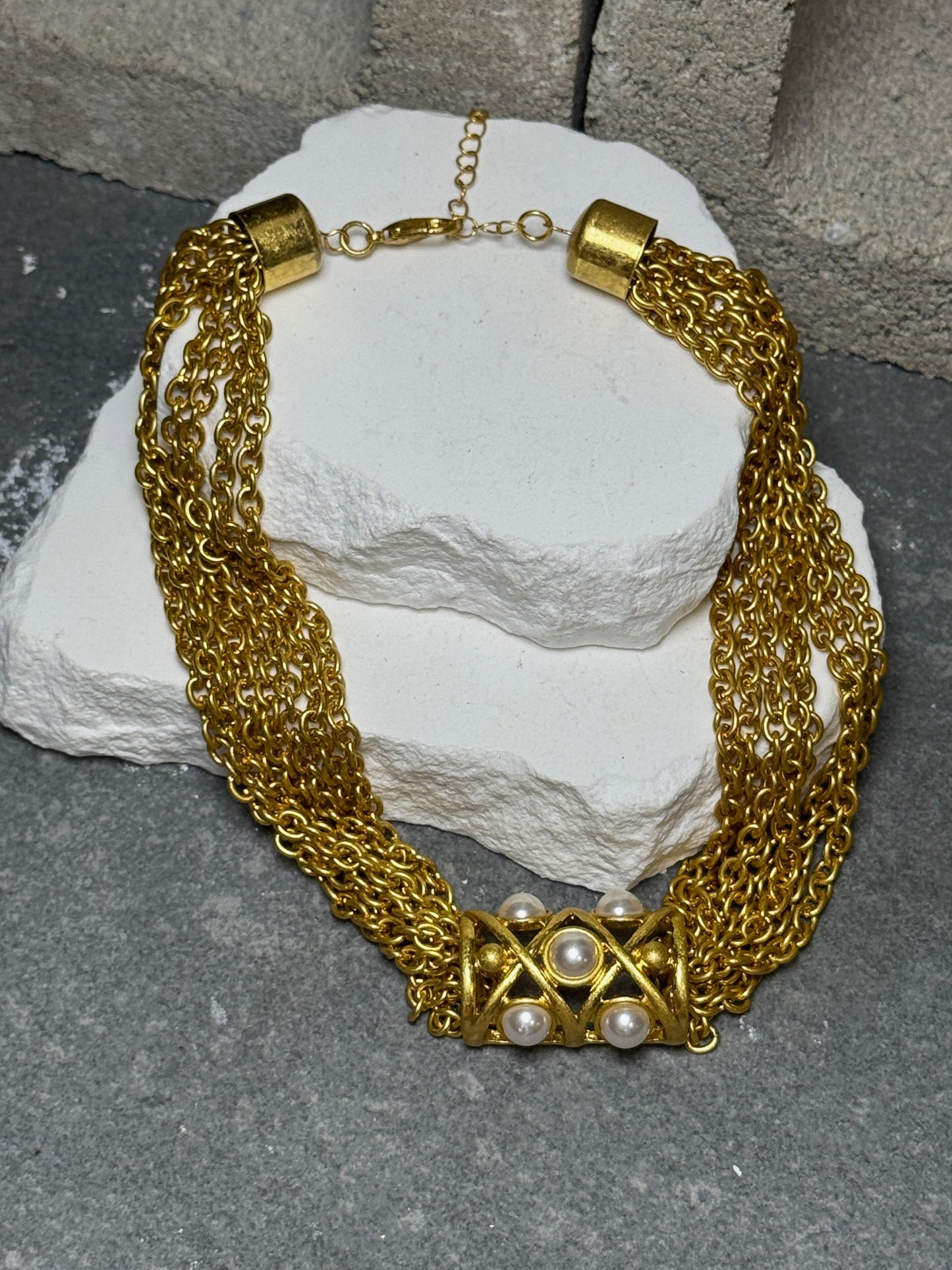 The Heiress Pearl Stacked Necklace