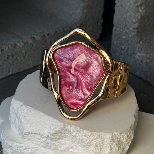 Amber Gleam Expandable Bracelet Up To 8"