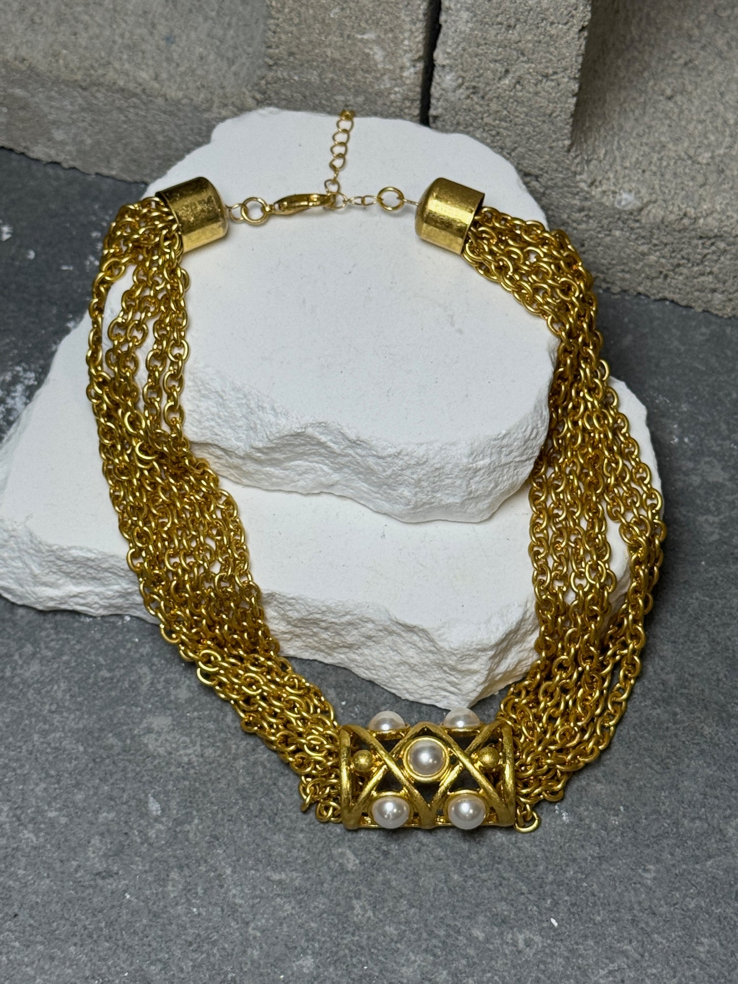 The Heiress Pearl Stacked Necklace