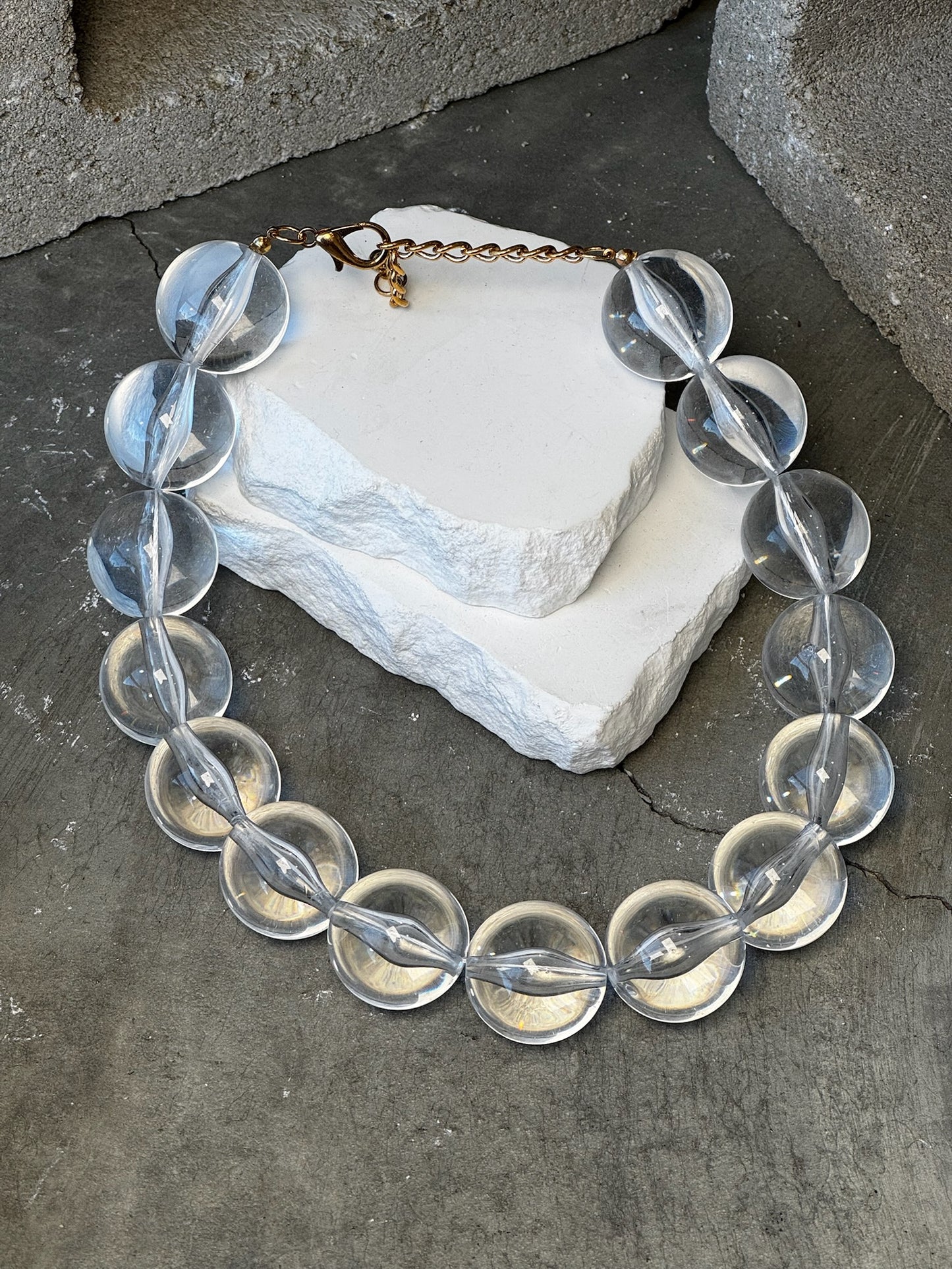 Jelly Drop Necklace 18"