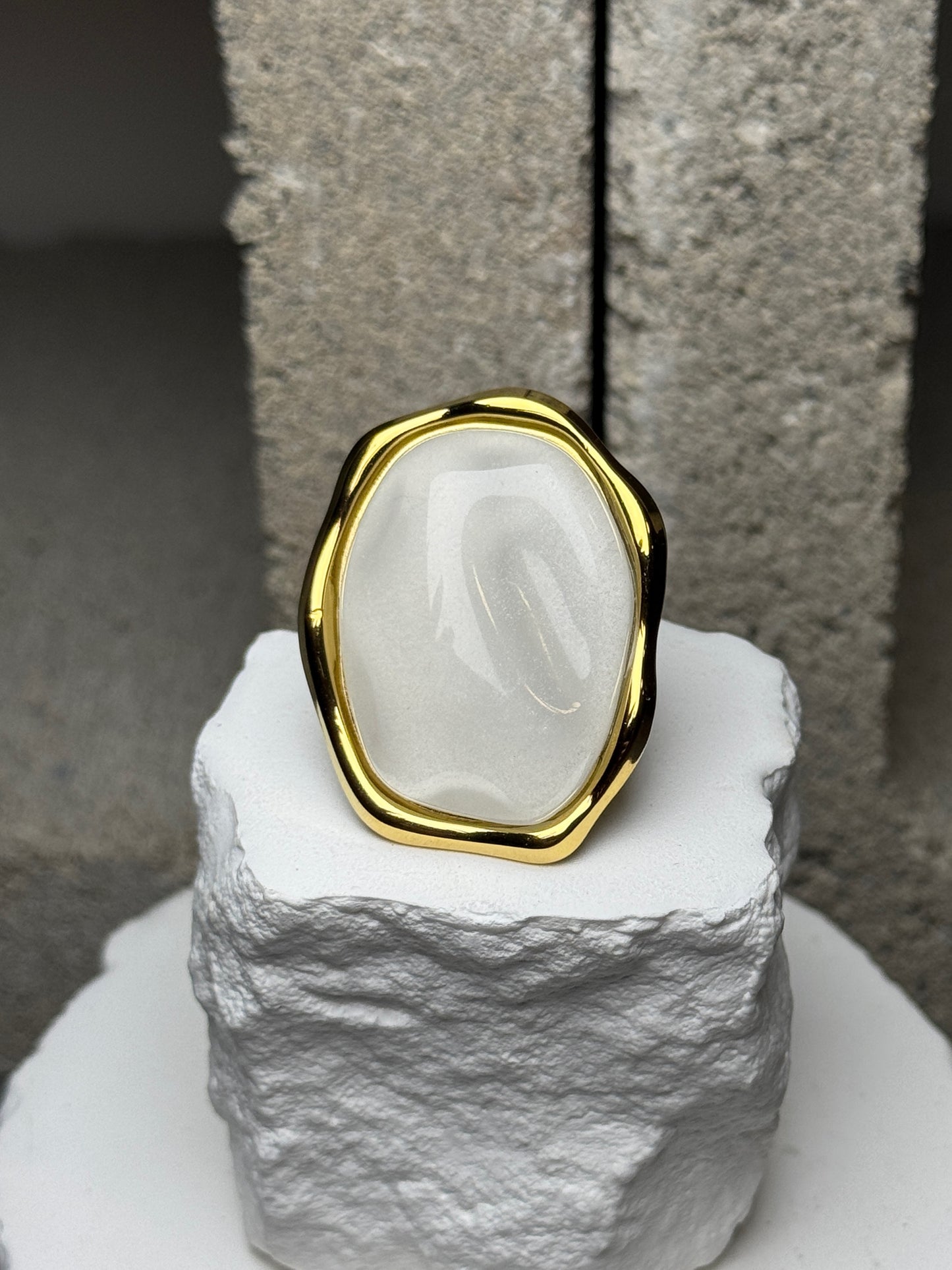 The Celina Stone Adjustable Ring