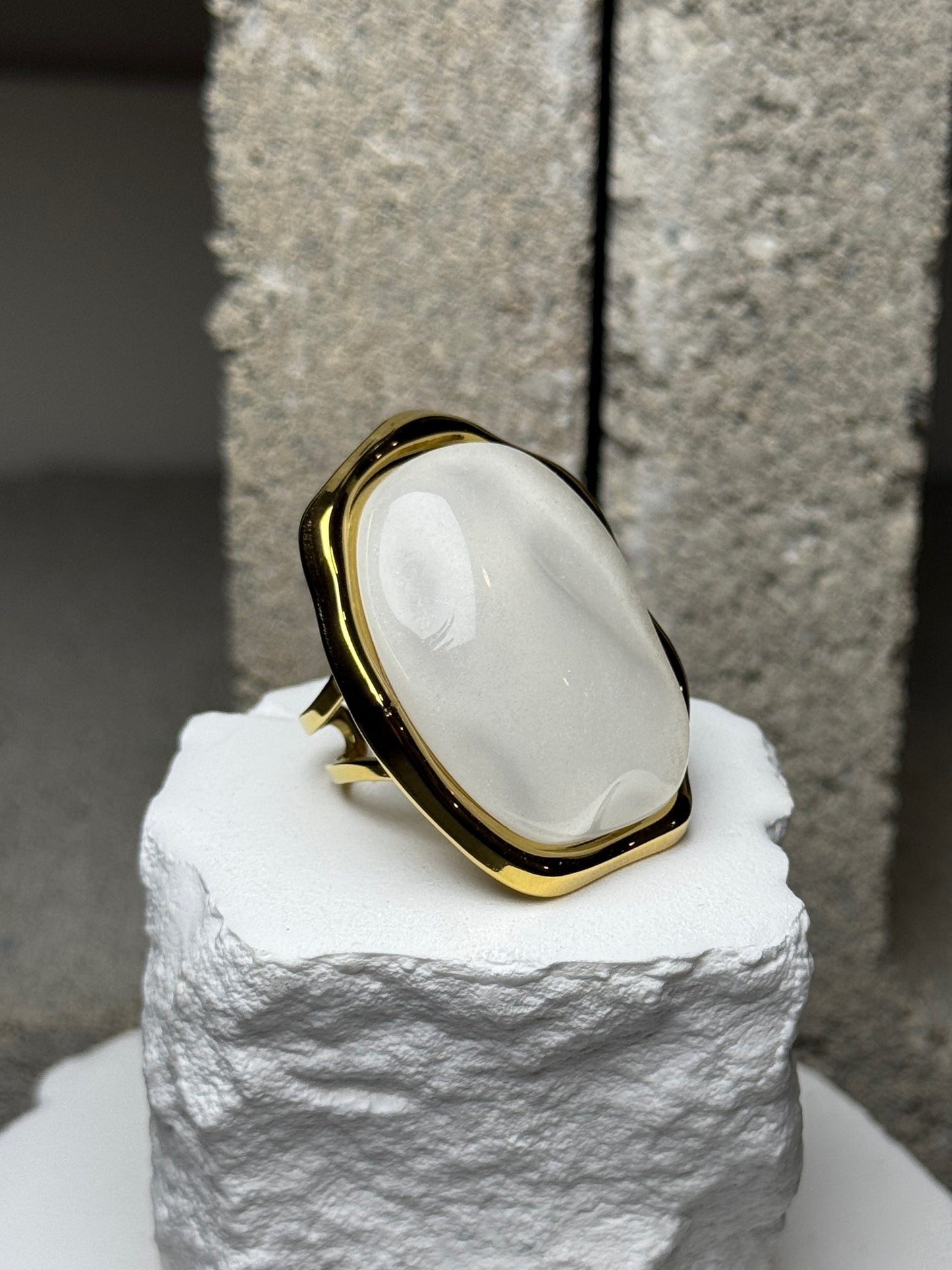 The Celina Stone Adjustable Ring