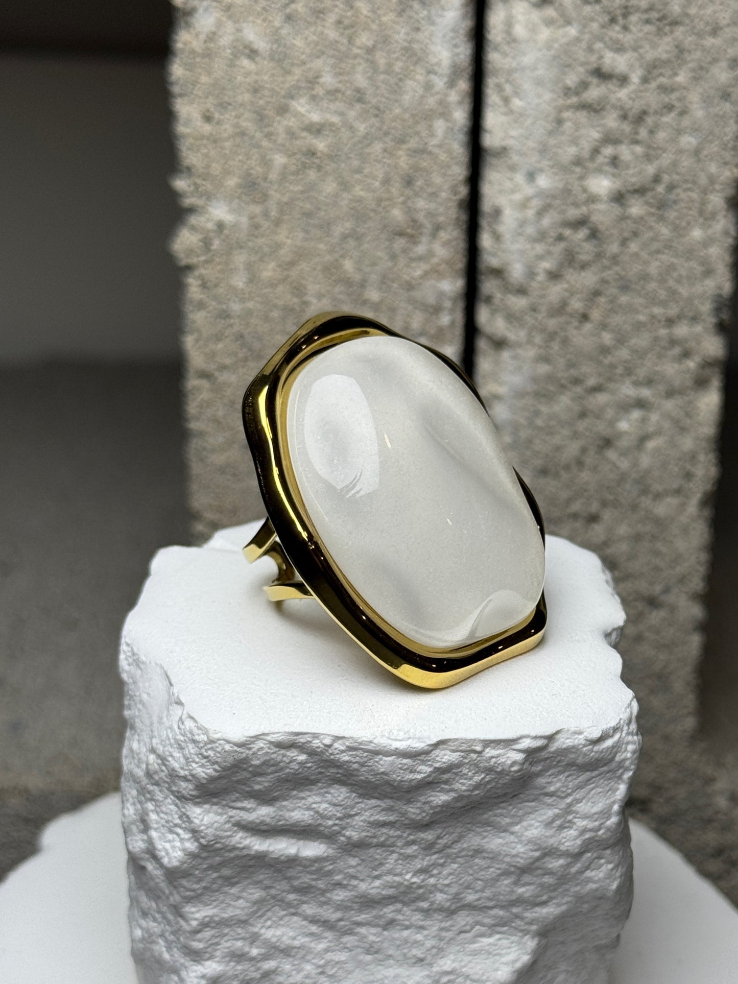 The Celina Stone Adjustable Ring
