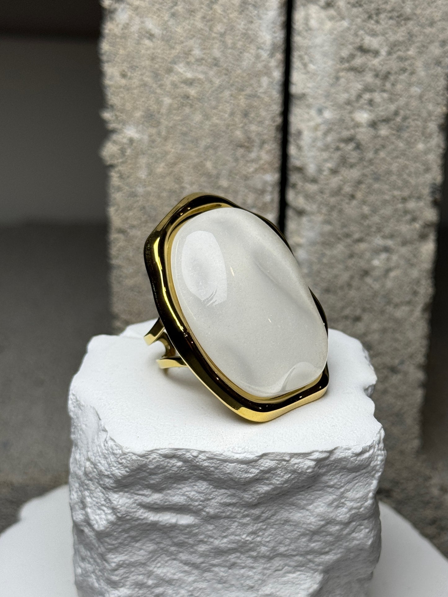 The Celina Stone Adjustable Ring