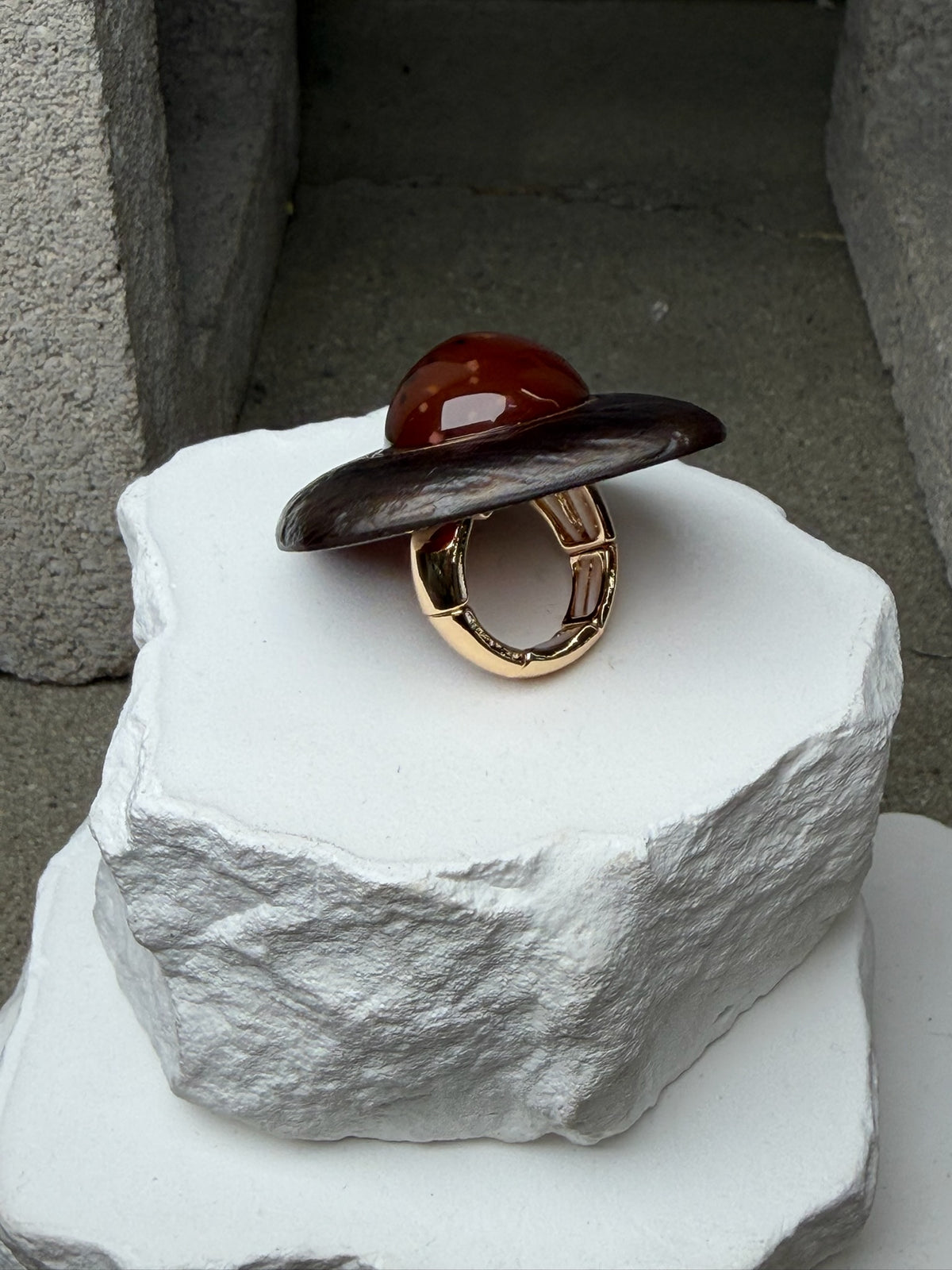 The Mahogany Mood Expandable Ring
