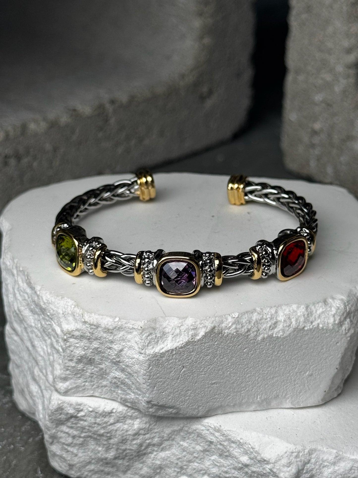 Confetti Crush Mix Metal Bracelet Expandable Up To 9"