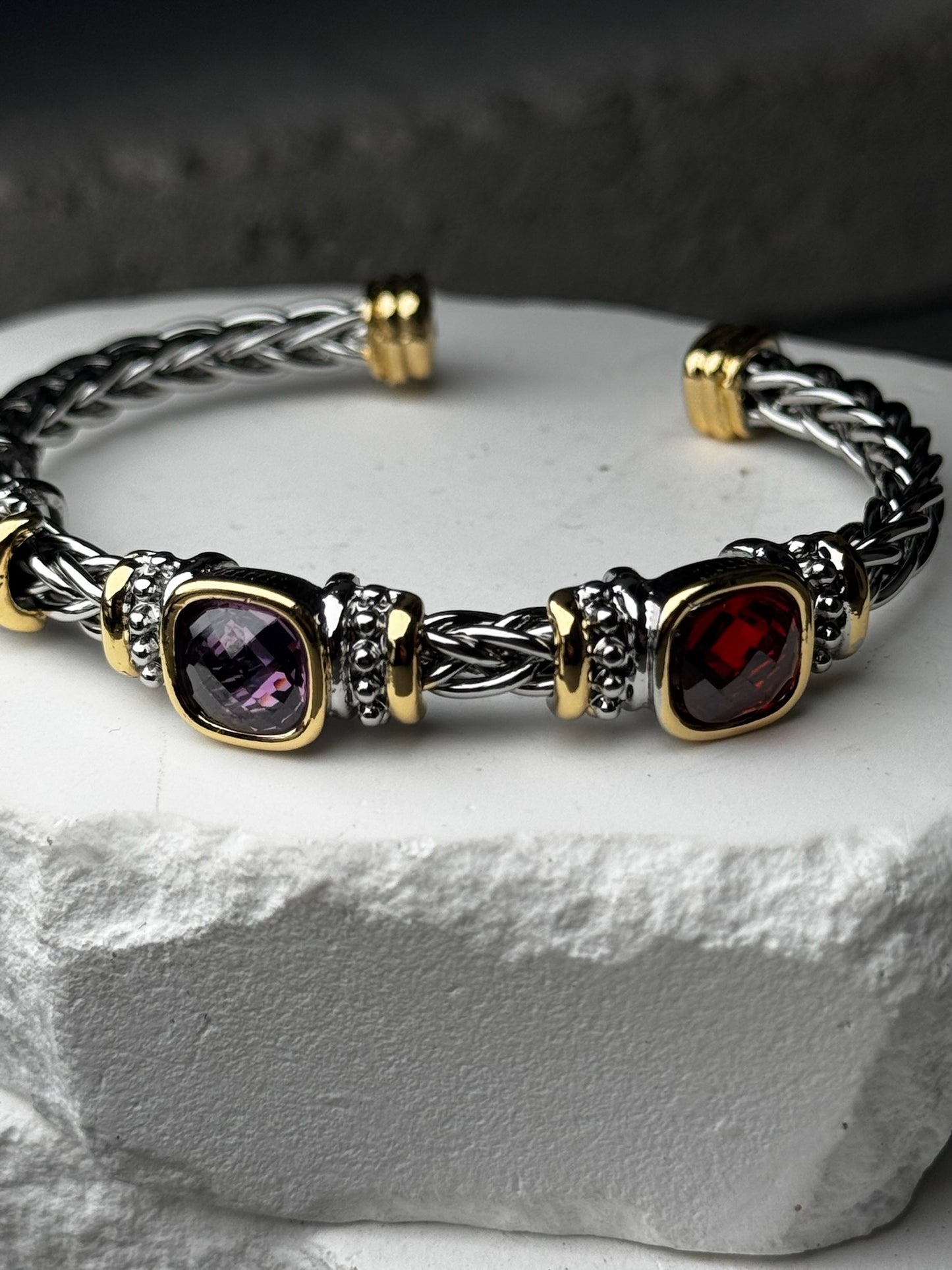 Confetti Crush Mix Metal Bracelet Expandable Up To 9"