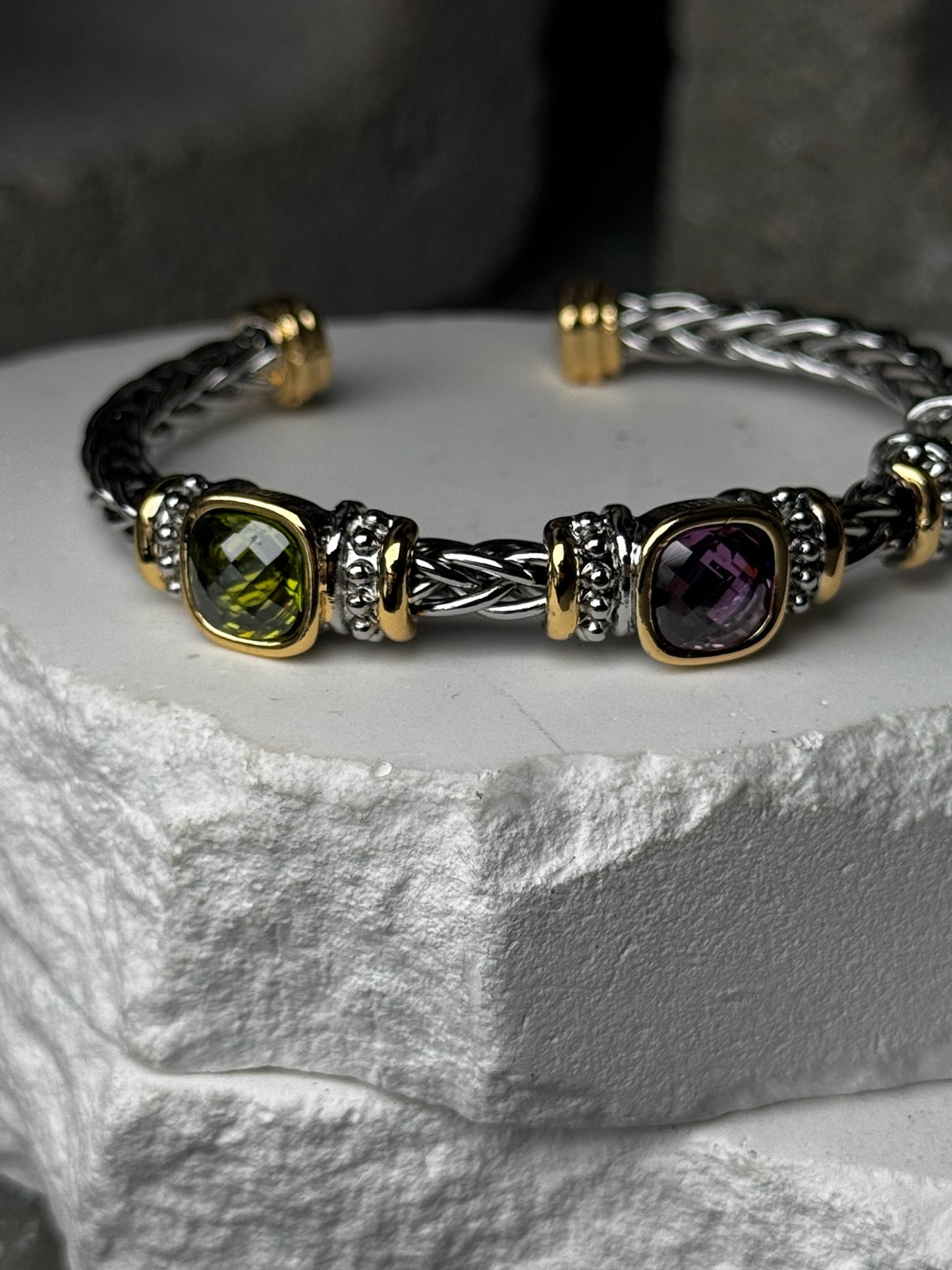 Confetti Crush Mix Metal Bracelet Expandable Up To 9"