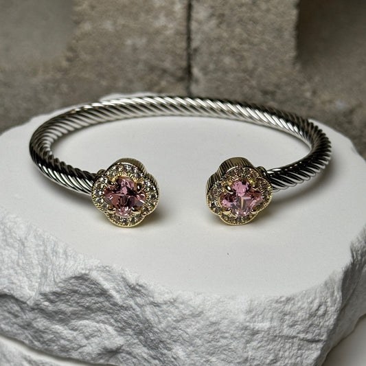 Blossom Babe Mixed Metal Bracelet