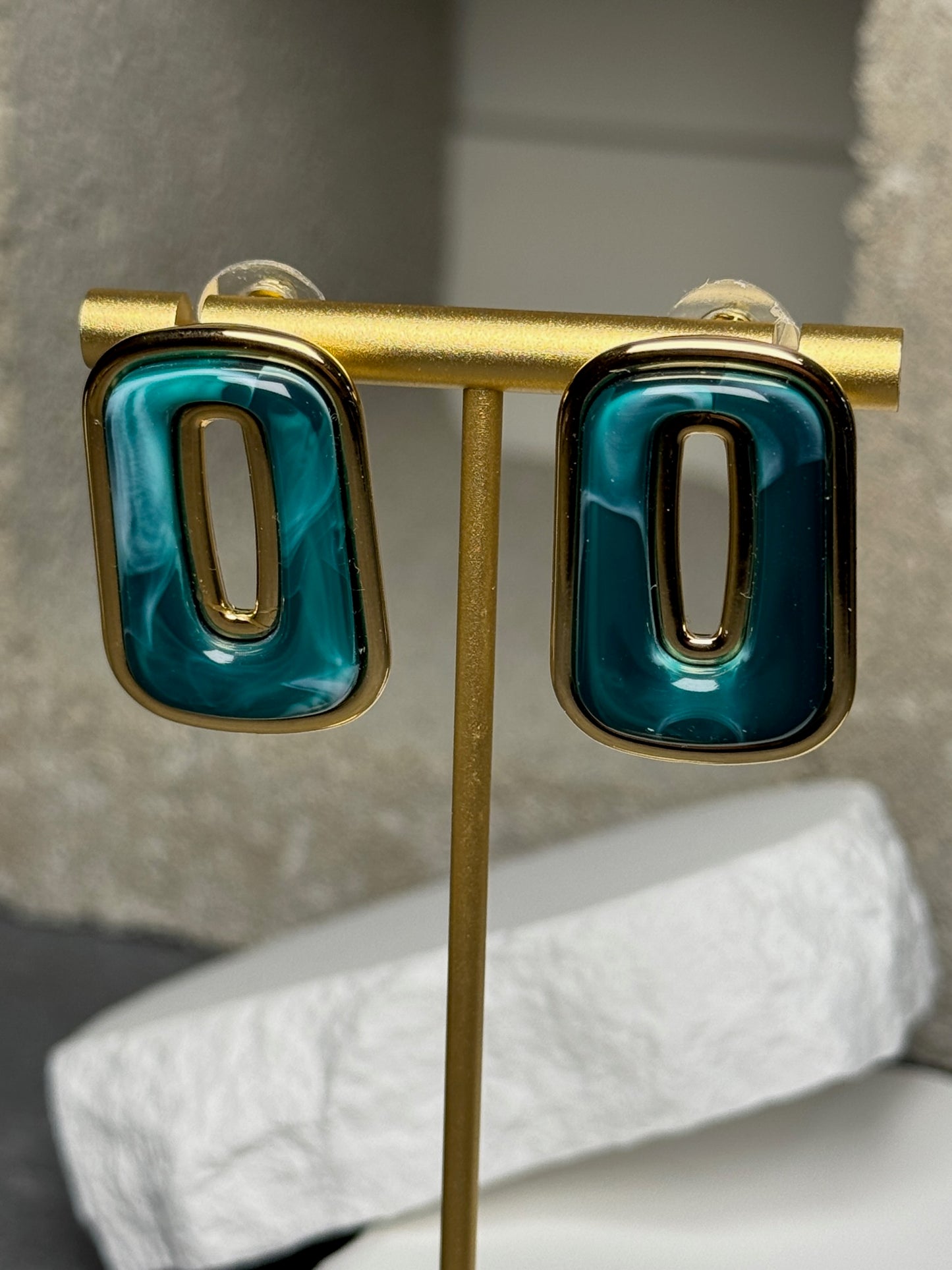 Into You Oval Stud Earrings