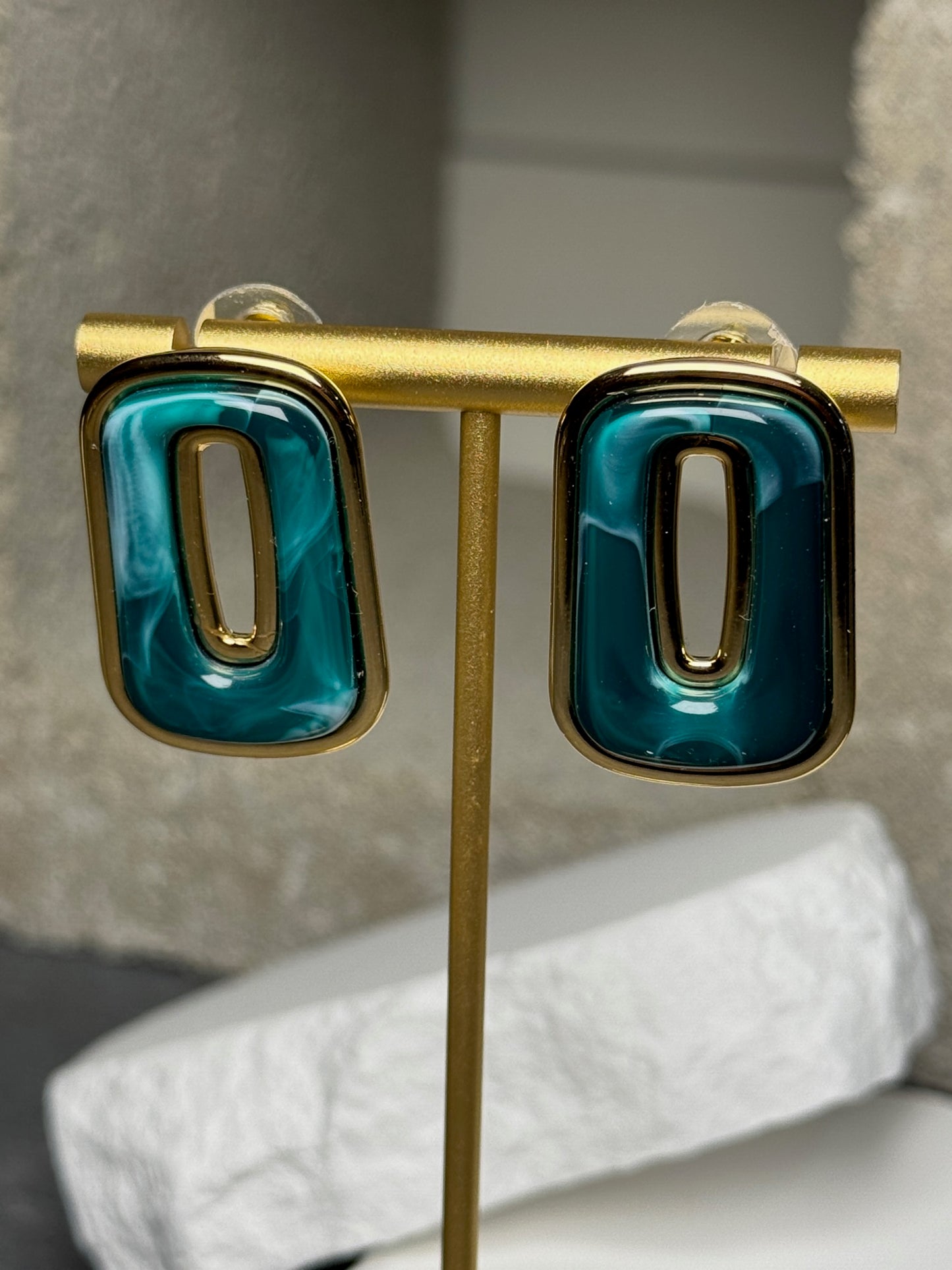 Into You Oval Stud Earrings