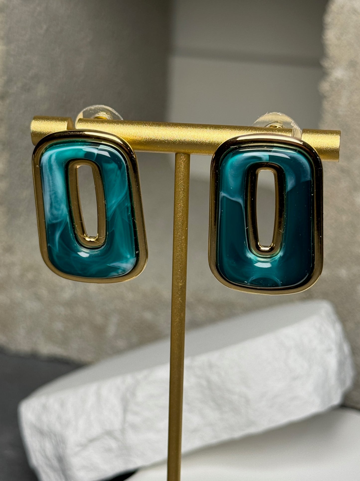 Into You Oval Stud Earrings