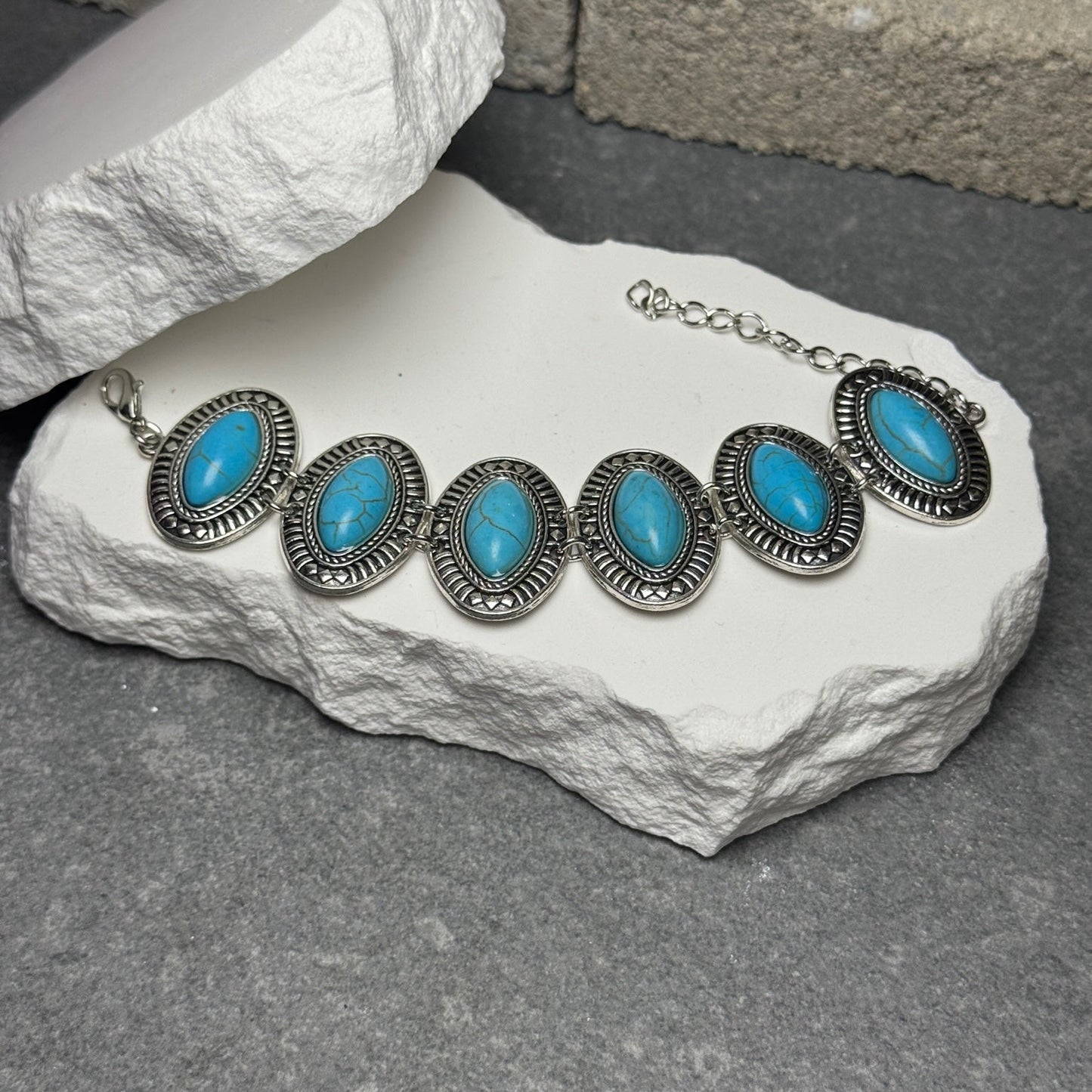 Desert Sky Turquoise Bracelet 5"