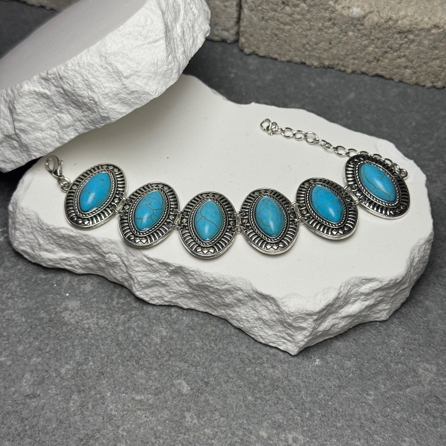Desert Sky Turquoise Bracelet 5"