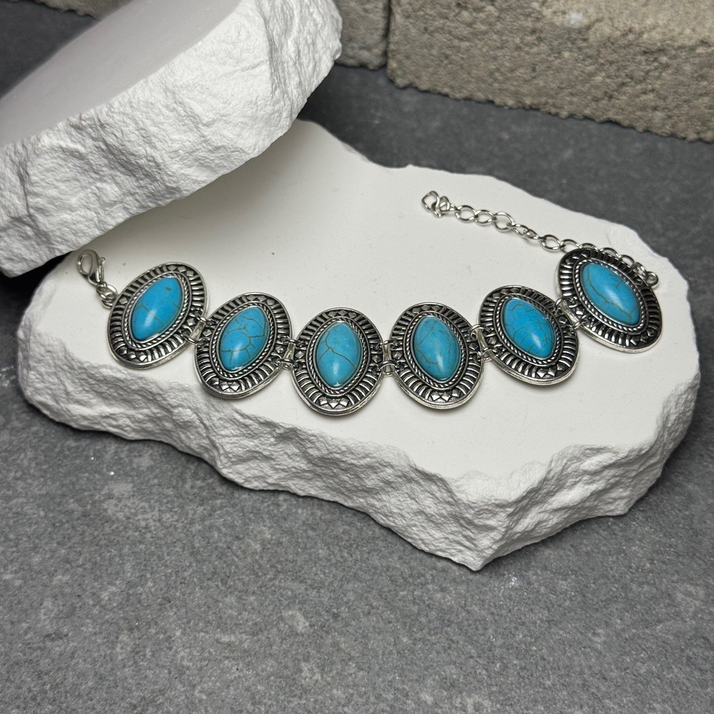 Desert Sky Turquoise Bracelet 5"