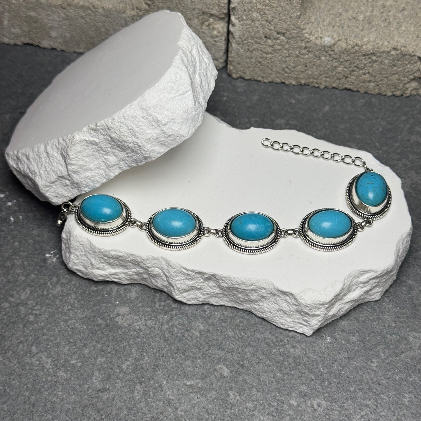 Desert Sky Turquoise Bracelet 5"