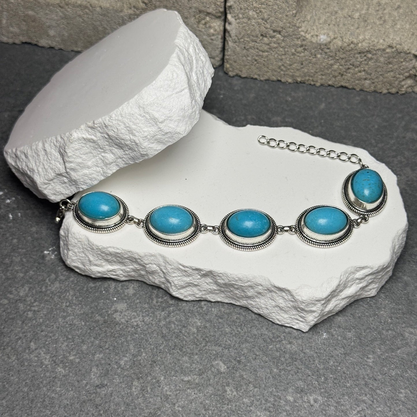 Desert Sky Turquoise Bracelet 5"