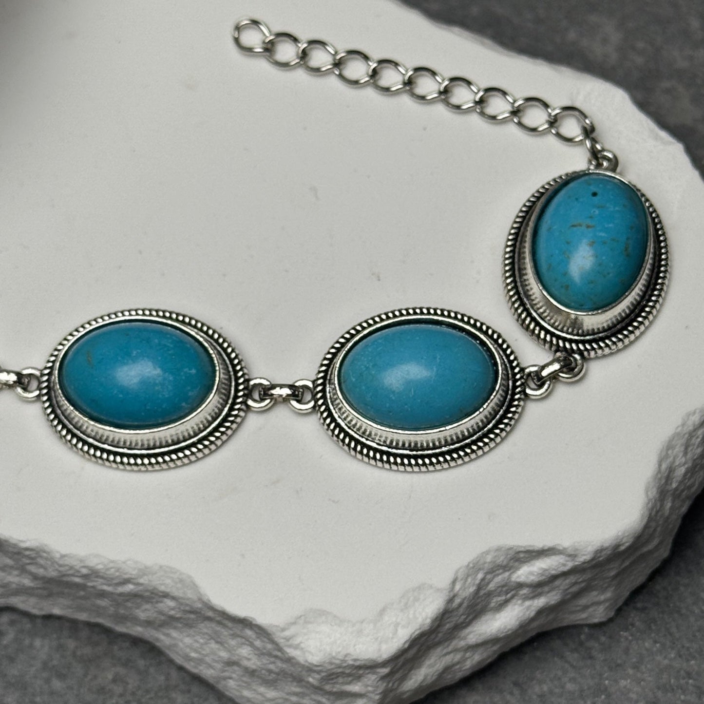 Desert Sky Turquoise Bracelet 5"