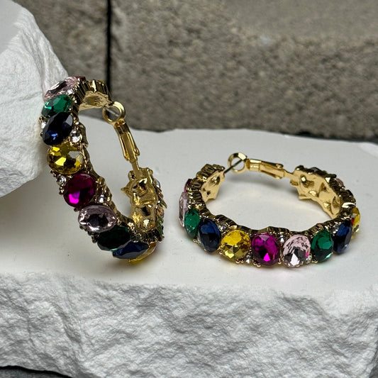 Color Pop Hoop Earrings