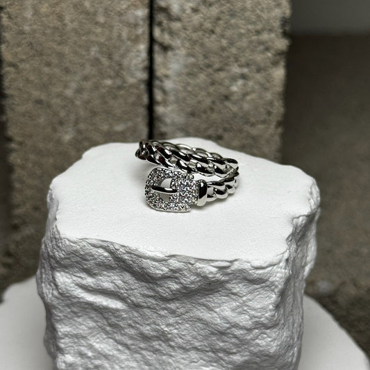 Buckle Down Belt Ring Size 8