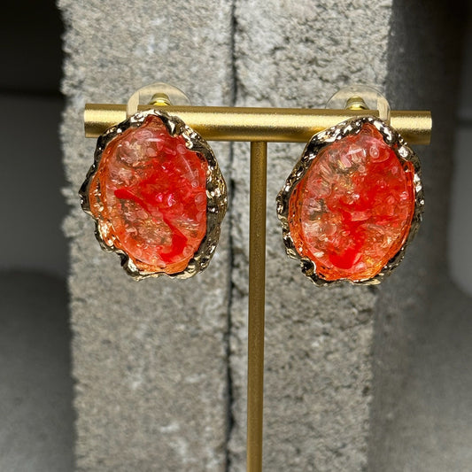 Lava Flow Stud Earrings