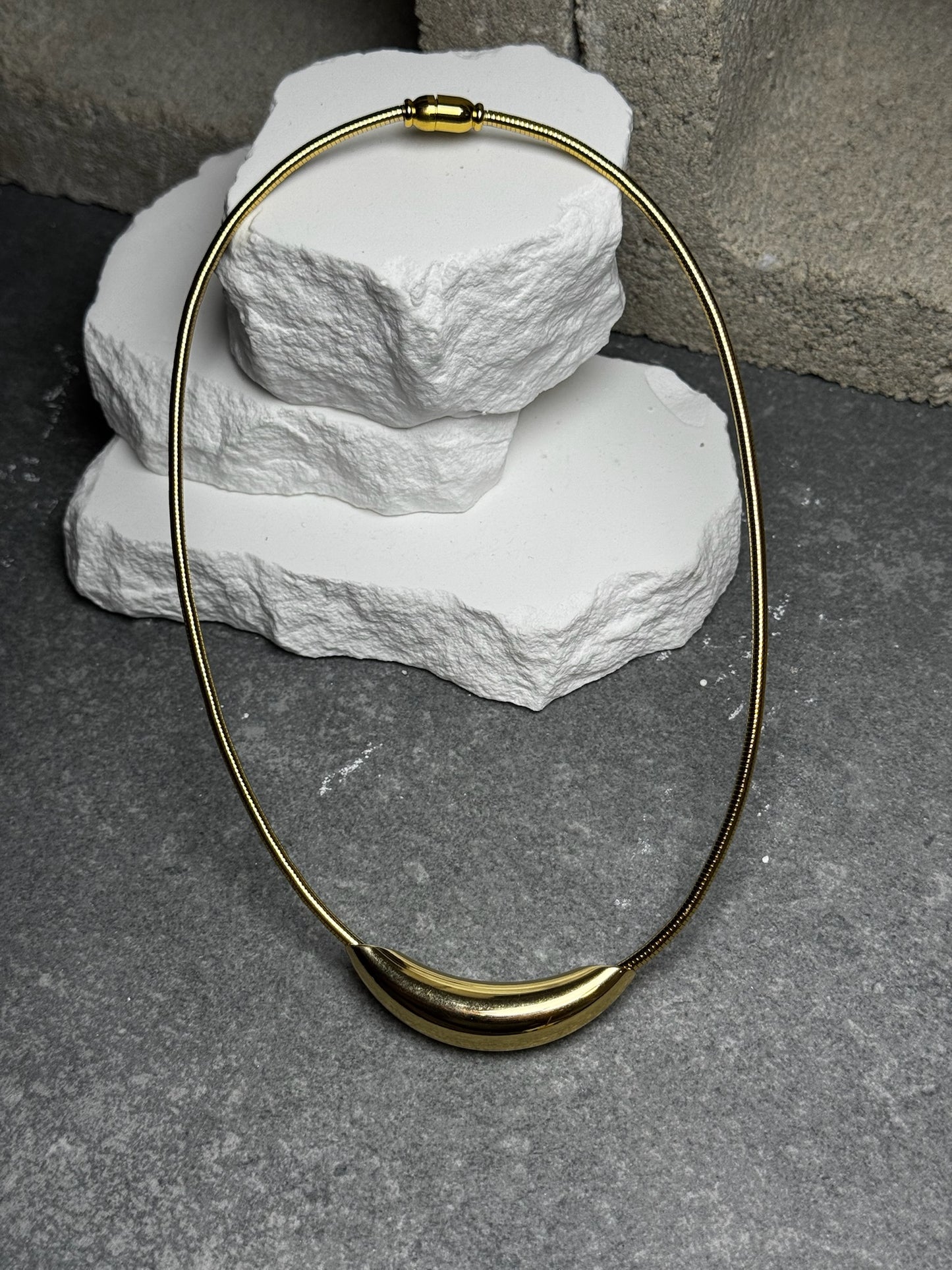 Polished Rope  Necklace 17.5"