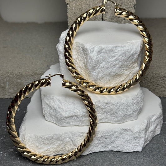Around the Way Hoop Earrings