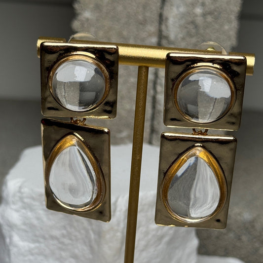 Double Fantasy 2-Layer Earrings