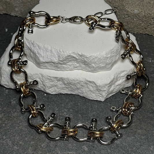 Built Different Linked Necklace 14" w/ Extender