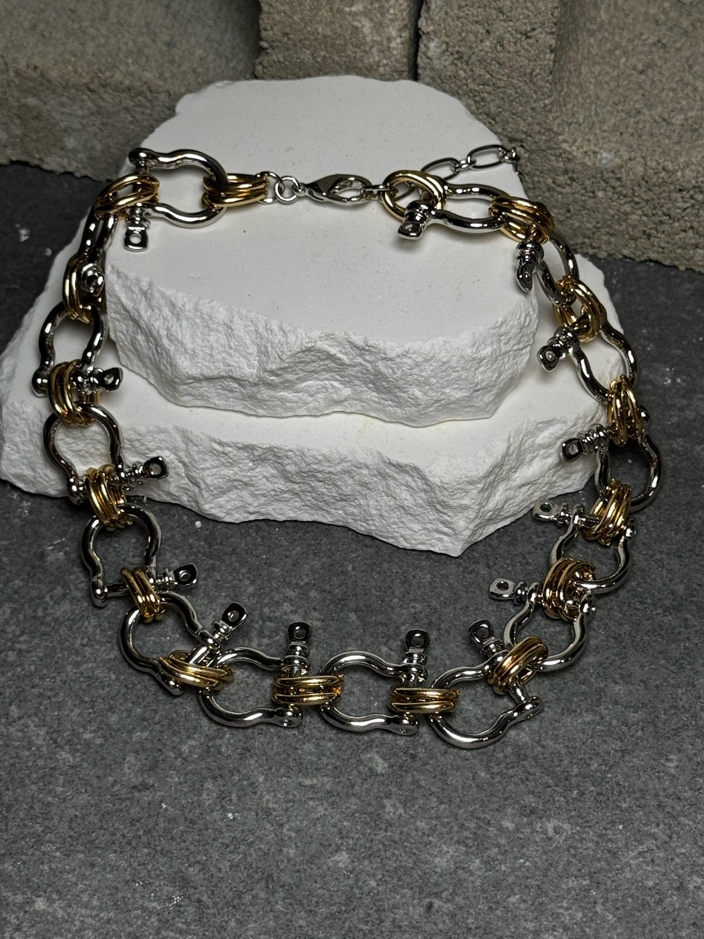 Built Different Linked Necklace 14" w/ Extender