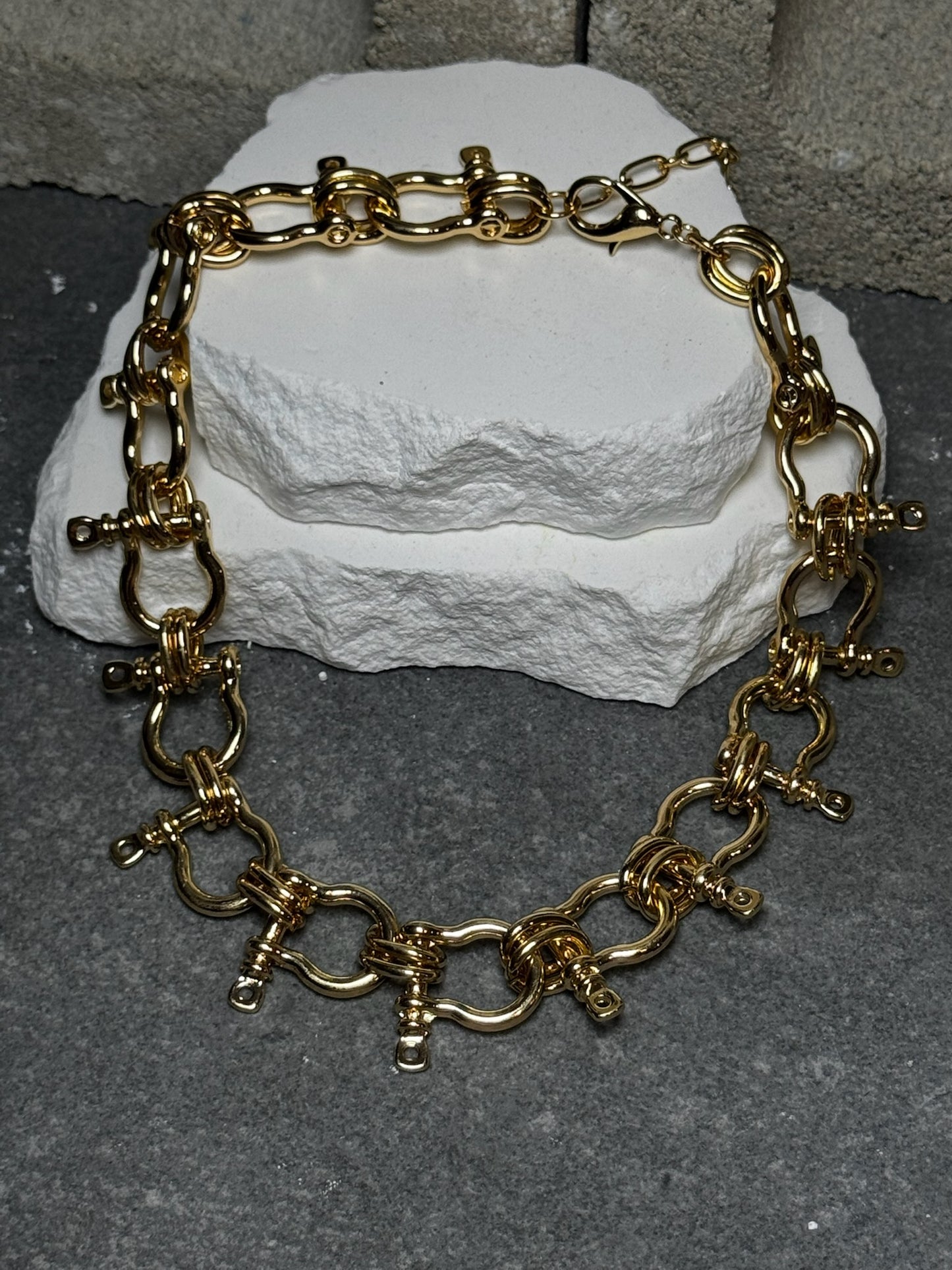 Built Different Linked Necklace 14" w/ Extender