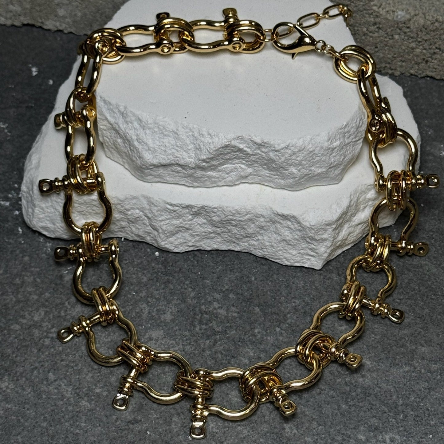 Built Different Linked Necklace 14" w/ Extender