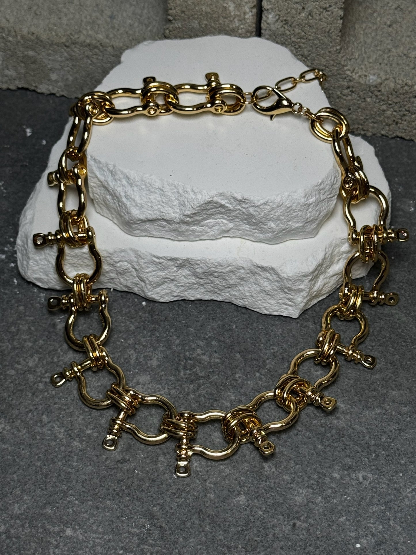 Built Different Linked Necklace 14" w/ Extender