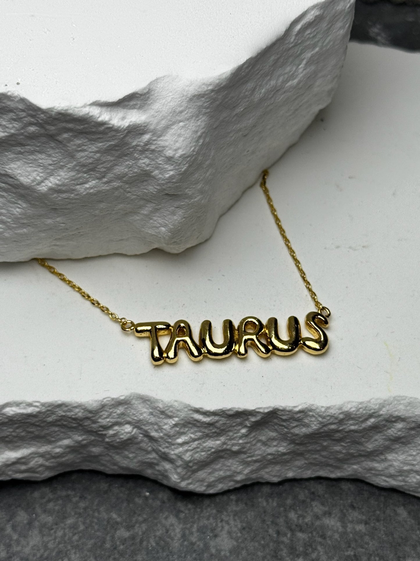 Zodiac Necklace 18k Gold Plated 16" w/ Extender