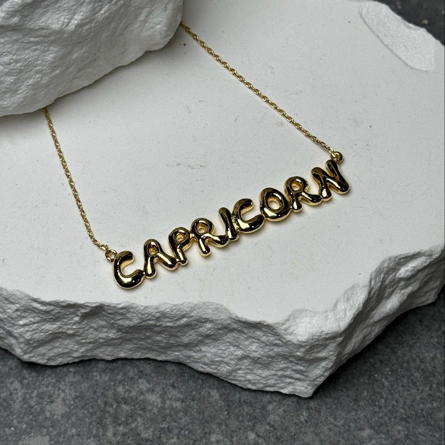 Zodiac Necklace 18k Gold Plated 16" w/ Extender