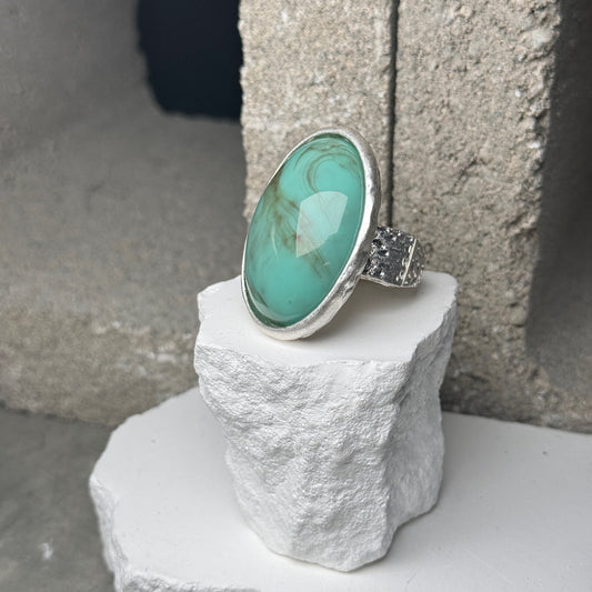 Fey Fey Gemstone Expandable Ring Up To Size 10