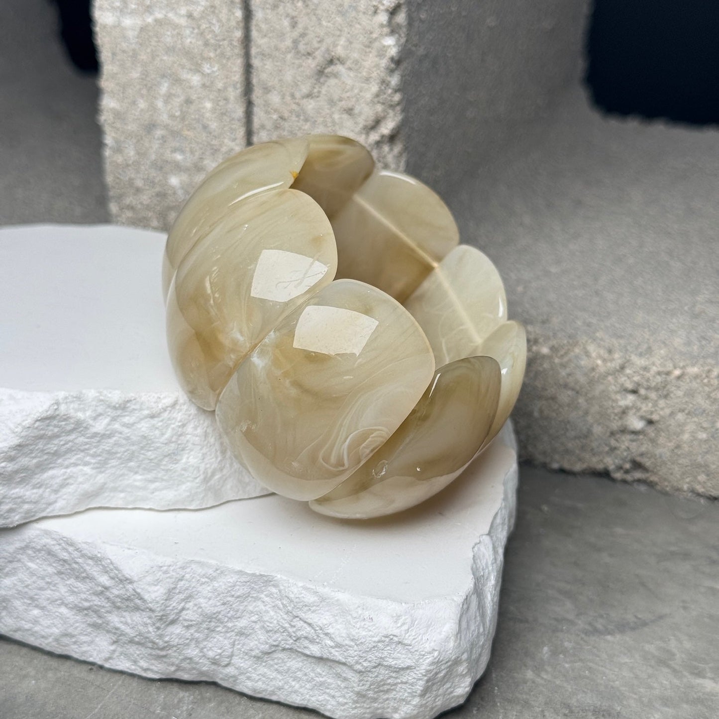 Bead Collective Elastic Bracelet Expandable 9"