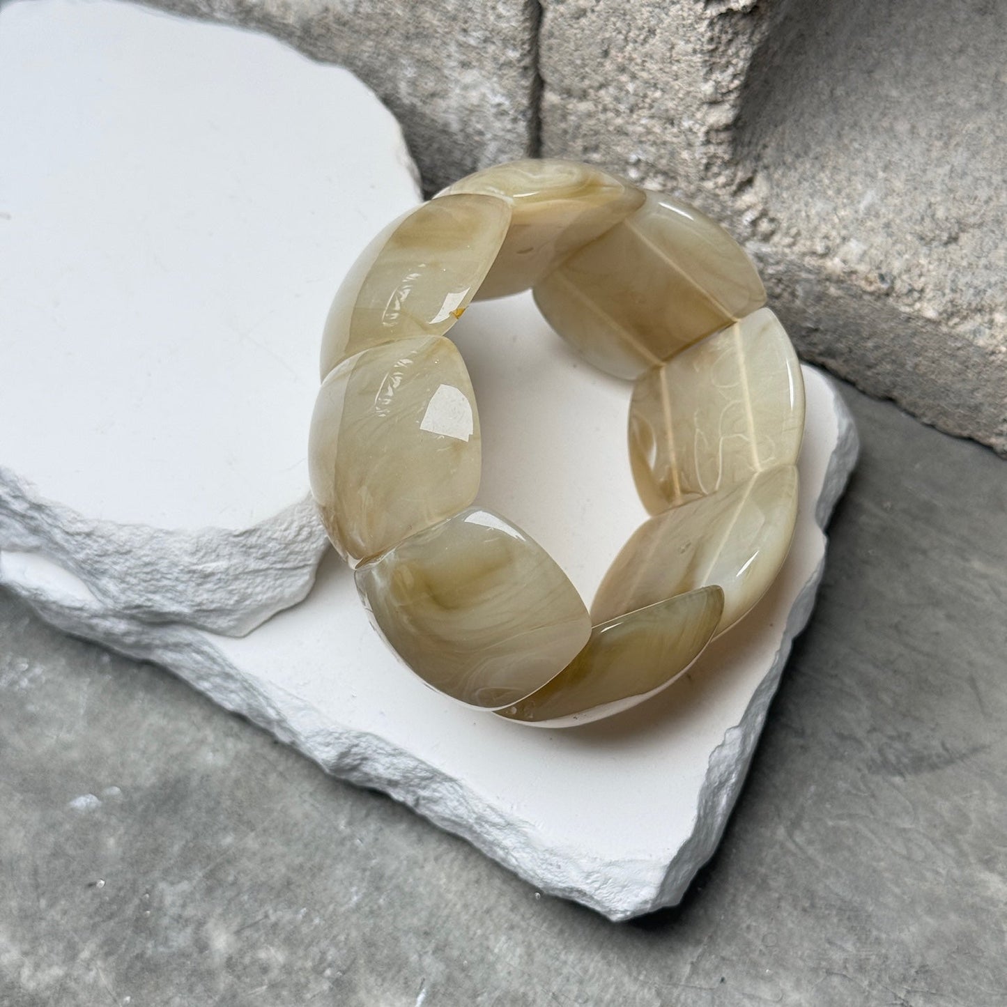 Bead Collective Elastic Bracelet Expandable 9"