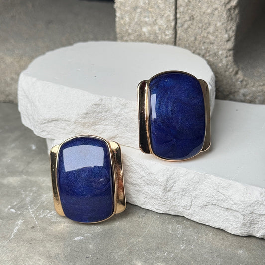 Glammed Up Oversized Stud Earrings
