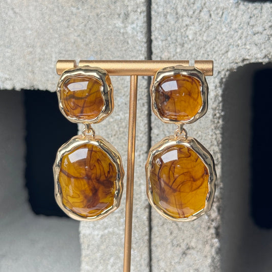 On My Throne Double Layer Earring