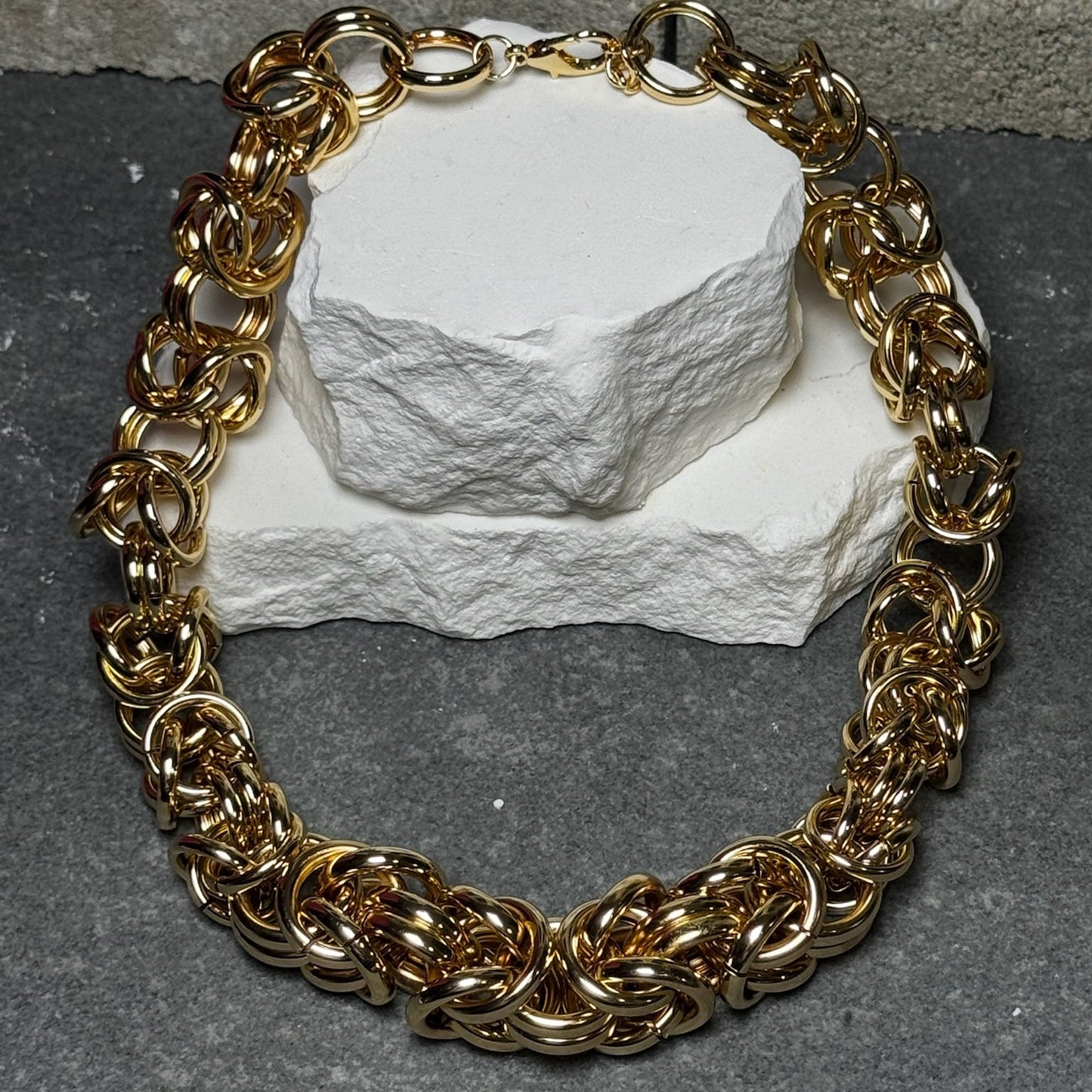 Never Too Much Link Necklace 18" w/ Extender