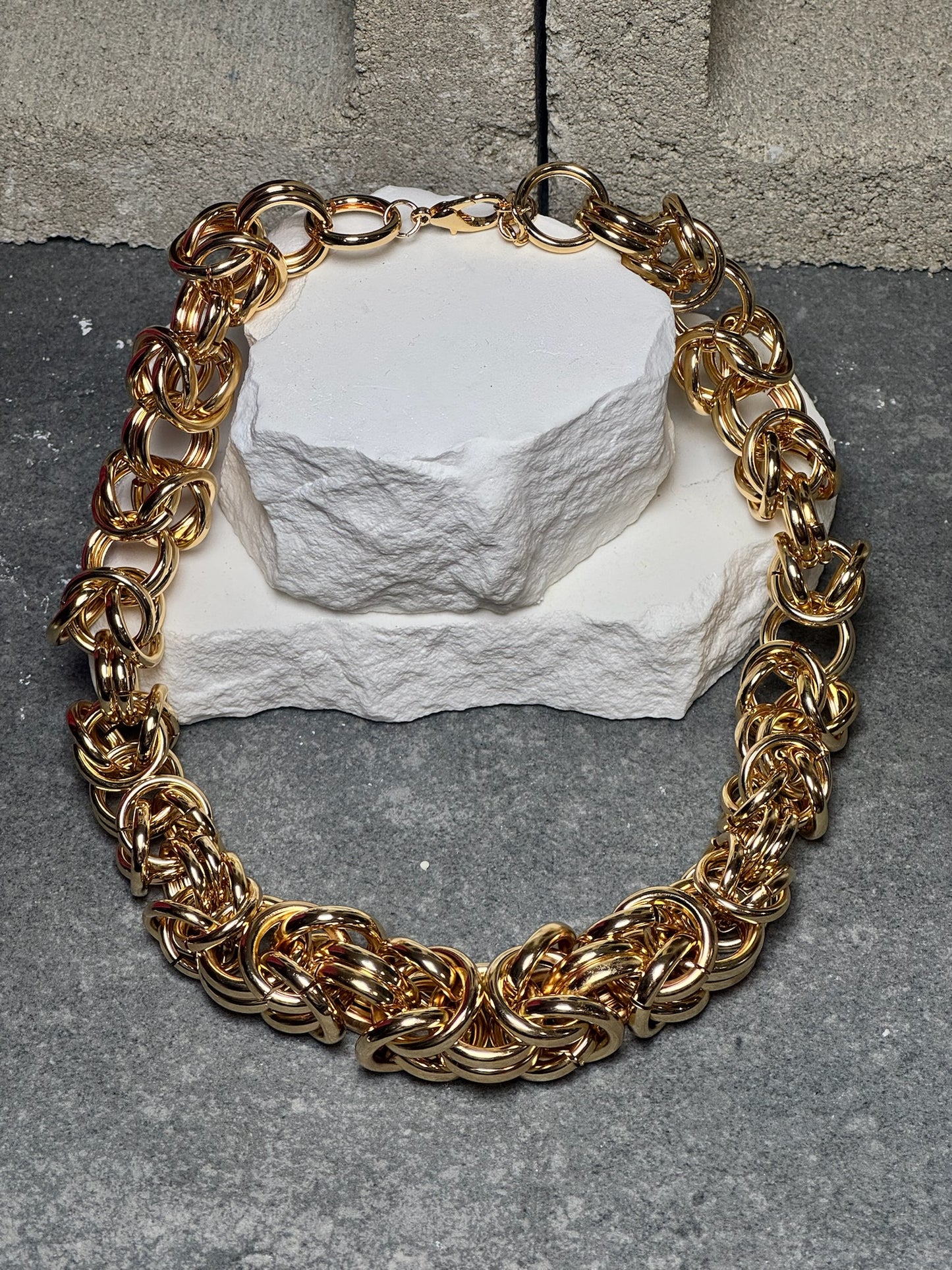 Never Too Much Link Necklace 18" w/ Extender
