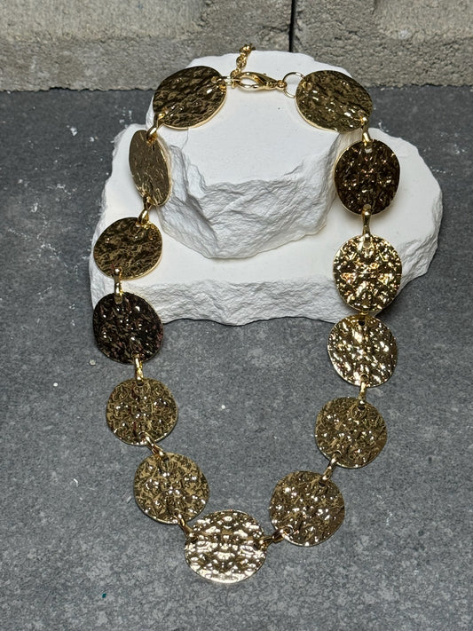 Heatwave Disc Necklace 16" w/ Extender
