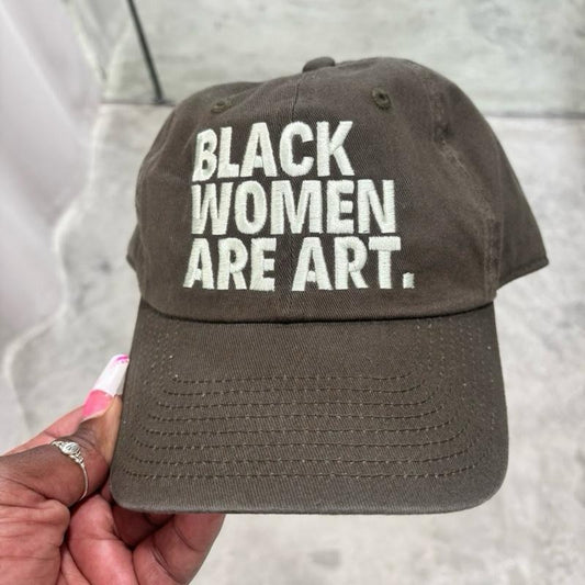 Sage Women Are Art Dad Hat - Soft Cotton Casual Style