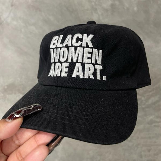 Black Women Are Art Dad Hat - Soft Cotton Casual Style