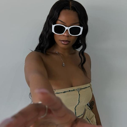 Cuffed Up Unisex Sunglasses - Full Rim Round Frames