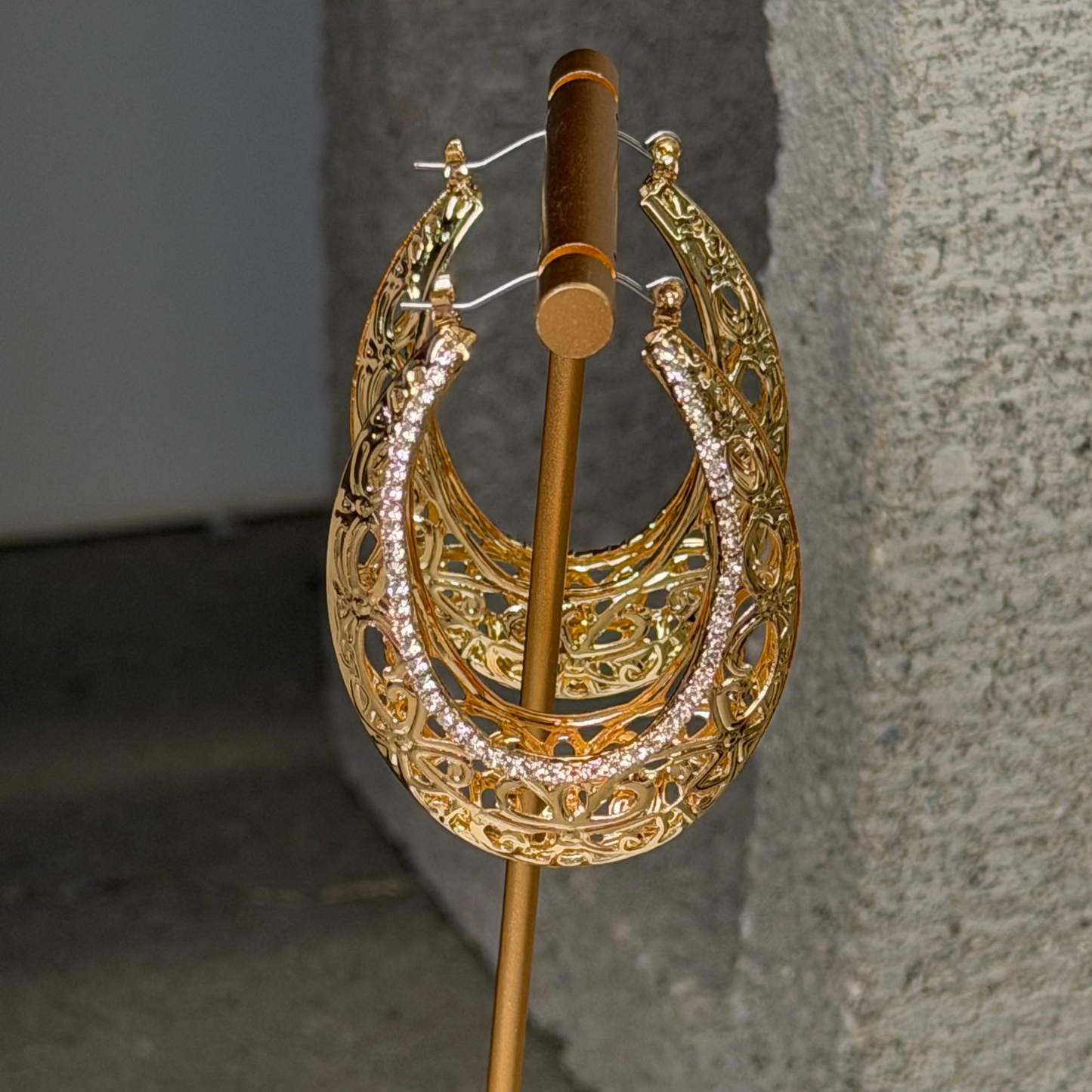 The Vintage Lace Hoops