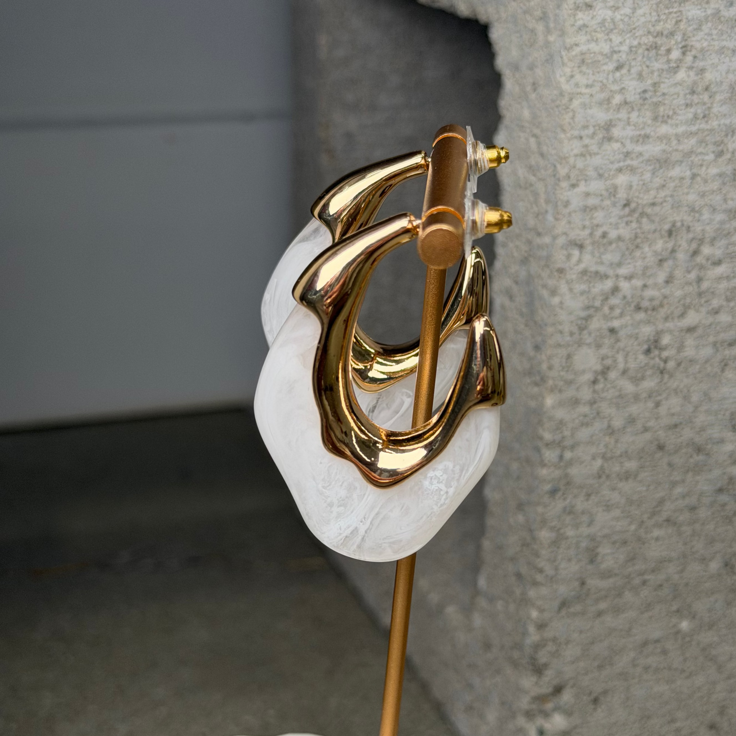 The Amara Angled Hoops
