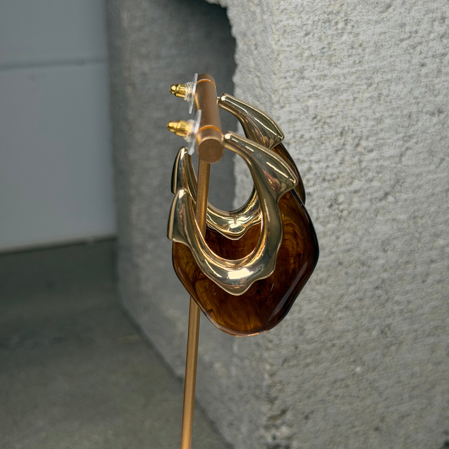 The Amara Angled Hoops