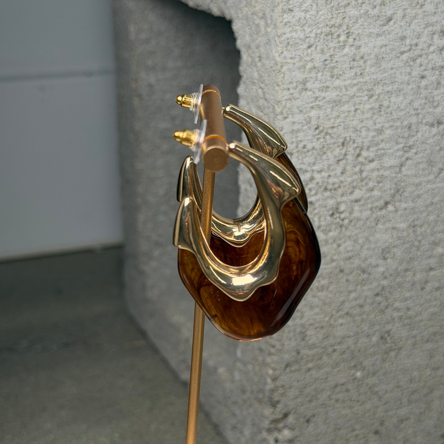 The Amara Angled Hoops